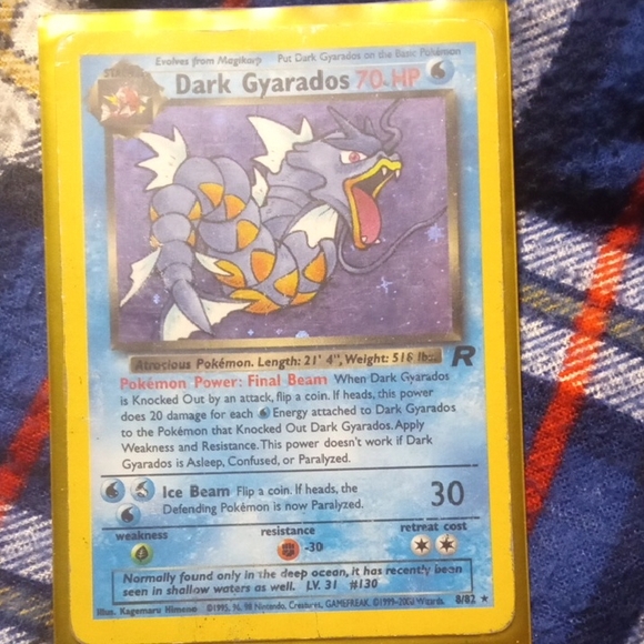 Dark Gyarados Pokmon Card